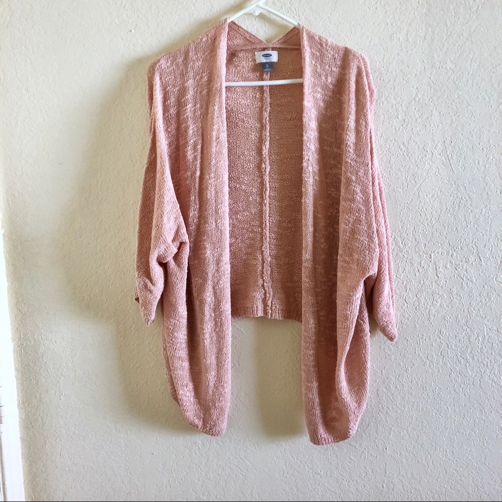 Old Navy slouchy pink cardigan